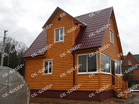 Каркасный дом 7x8 в Павловске